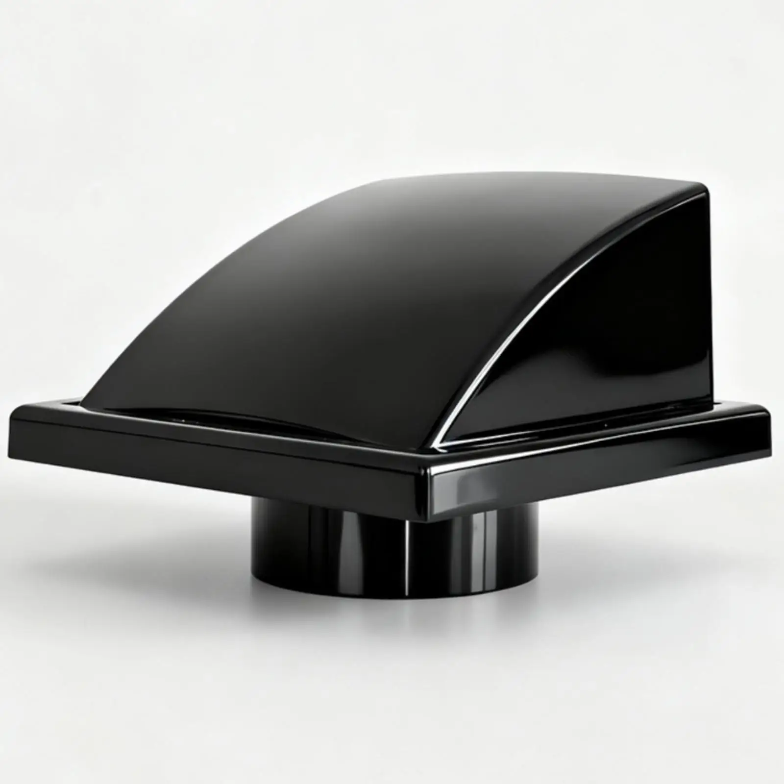Wall-Mounted Vent Hood Square Frame Home Ventilation Rainproof