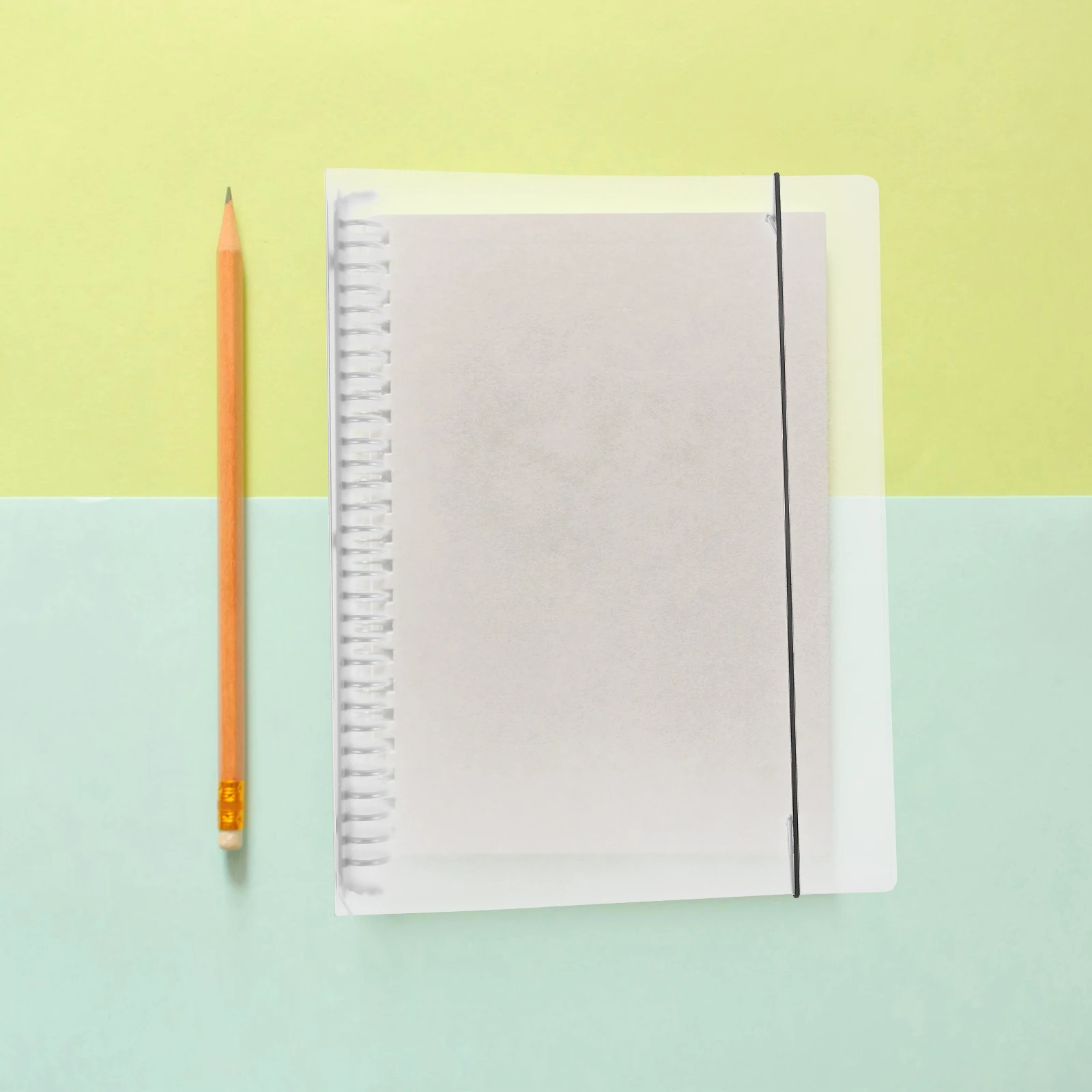 Transparent A4 Loose Leaf Binder Cover 30 Holes Notebook Shell Sturdy Binders School Office File Folder Storage