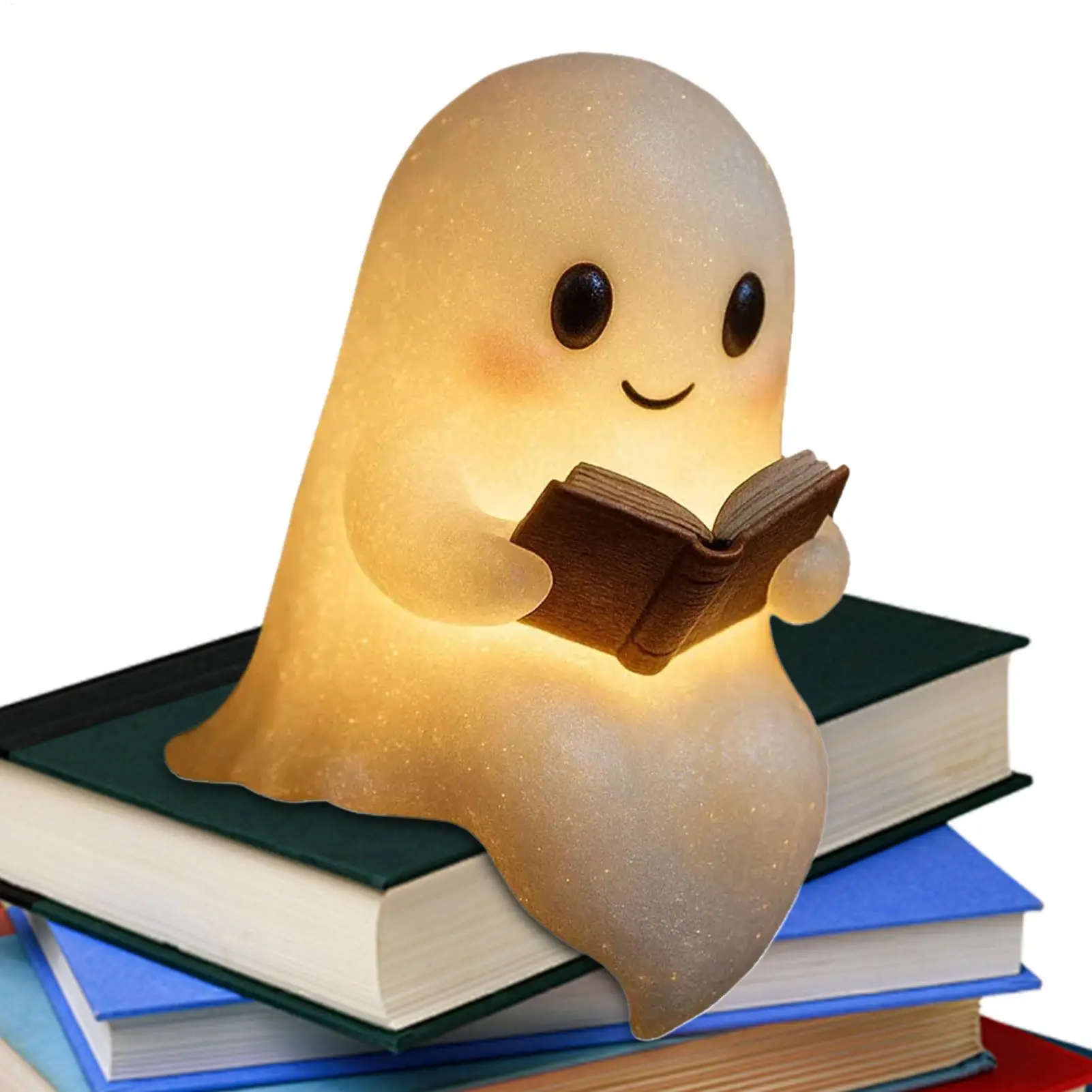 Ghost Light Ghost Lampe Gruseliges Lesebuch Design Beleuchtung Halloween Ghost Light Led-Beleuchtung Lesebuch Design Nachtlicht