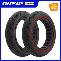 10x2.125 Rubber Solid Tire for Xiaomi 4 lite 2nd Gen, Mi4, Ninebot F20 F30 F40 Electric Scooter 10 Inch Puncture-Proof 250x54