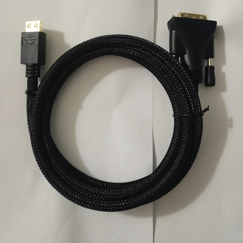Cabo compatible con hdmi para dvi, 1,5 m, 1080p, 3d, dvi d 24, 1 pino, cabos adaptadores para caixa de tv, dvd, pc, projetor