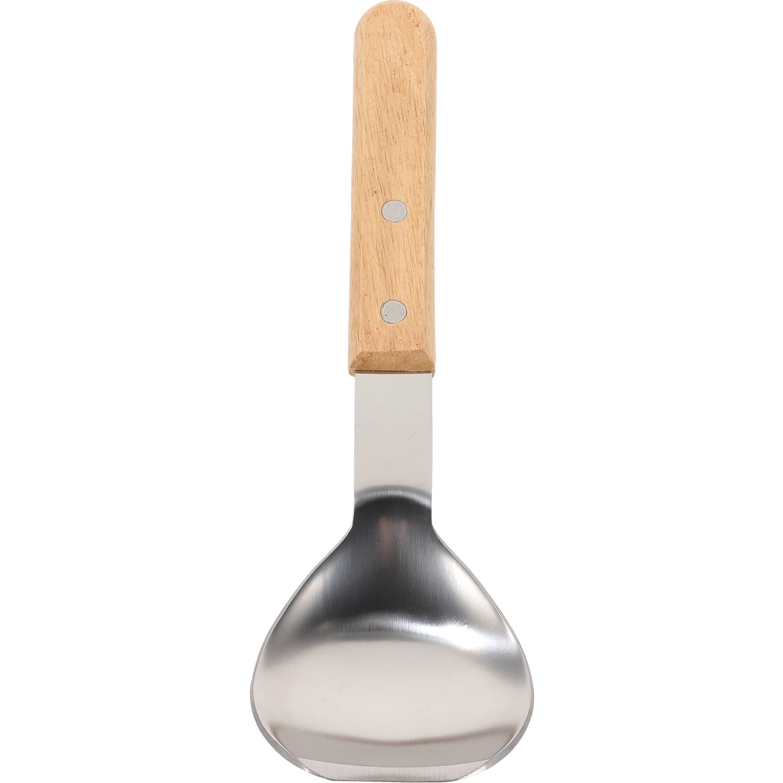 

Ice Cream Scoop Stainless Steel Wood H Spade Dessert Spoon Shovel Pastry Jelly Cake Tool Kitchen Bar Utensil