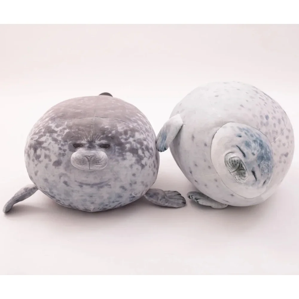 Animal-fat-seal relleno Watona Seal Angry Blob zipper toy para niños y niñas, regalos de Navidad y Halloween