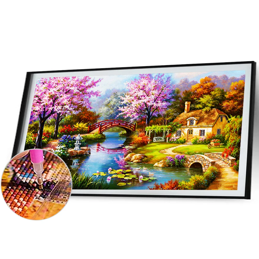 

5D DIY Full Drill Diamond Painting Scenery Embroidery Mosaic Kit Home Wall Decor