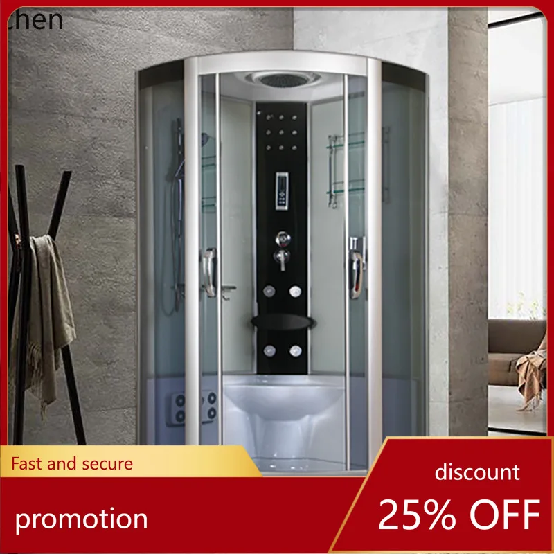 

ZML Integrated Shower Room Household Independent Tempered Glass Household Bathroom Integrated