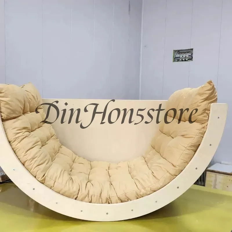 Children's recliner Baby rocking chair Multifunctional climbing frame Arch bridge rocking chair