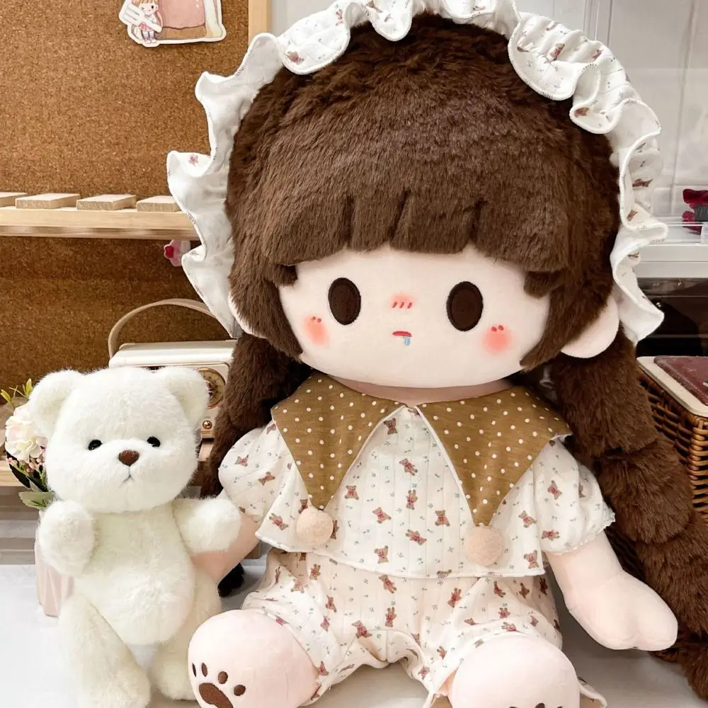 

Pajama Set 40Cm Doll Clothes Plush Patch Pants 40Cm Cotton Doll Clothes Changing Replacement Outfit Plush Toys Clothes