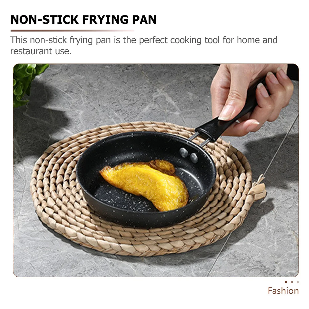 

Mini Frying Pan Nonstick Stainless Steel For Omelette Pancake Steak Small Saucepan Home Kitchen Cooker Pie Dish