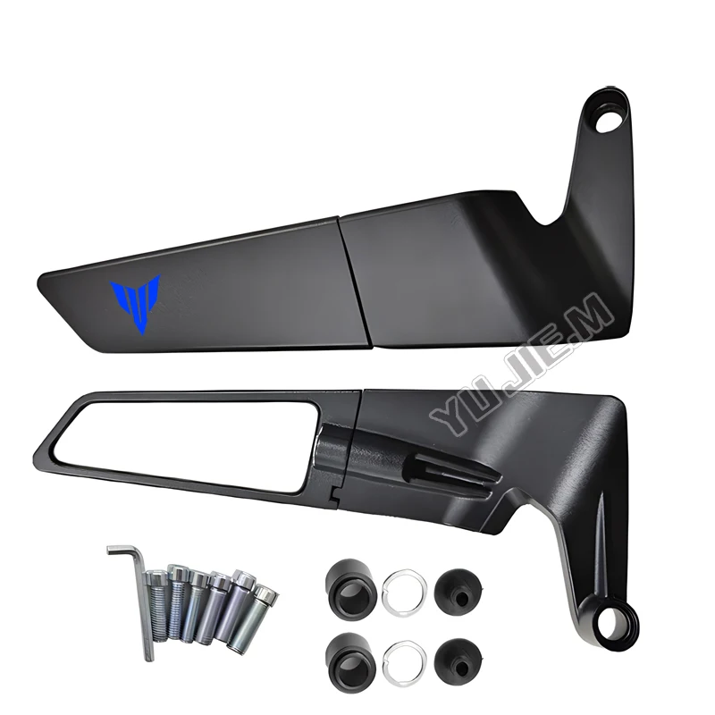 For YAMAHA MT03 MT07 MT09 MT10 MT25 MT-03 MT-07 MT-09 MT-10 MT-25 MT 09 10 25 Motorcycle CNC Rear View Mirror Fixed Wing - view 4