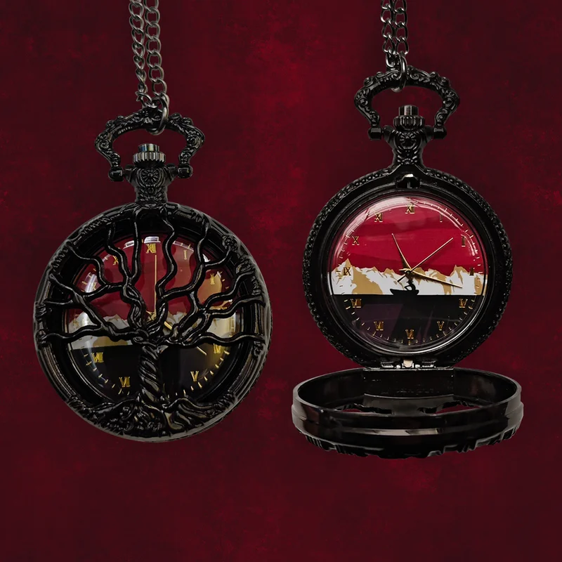 In Stock Self-Created Game Rusty Lake : Roots [ The Past Is Never Dead It'S Not Even Past ]Pocket Watch Creative Collectible Toy