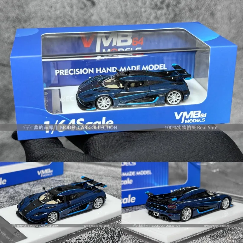 

1:64 ONE1 Синий карбон, литая под давлением смола, модель суперкара, коллекция украшений, детская игрушка, украшение для взрослых.