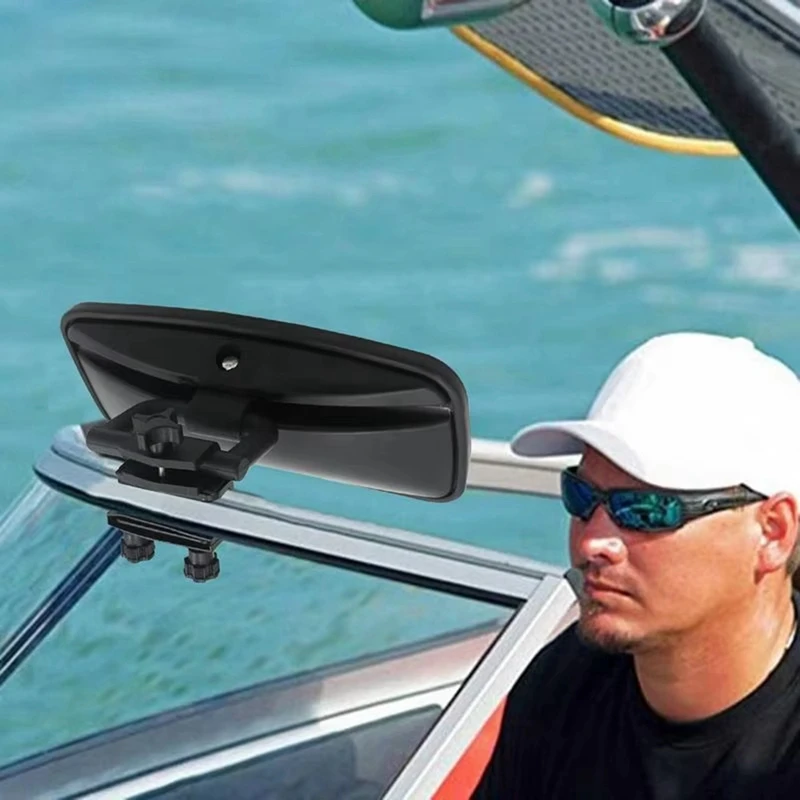 

Boat Mirrors Rear View Surfing Water Sport Clamp-on Boat MirrorJAS