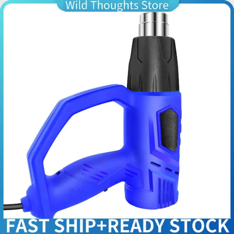 

Three-Nozzle Hot Air Gun Dual Speed Adjustable Heat Gun For DIY, Paint Stripping, Shrinking PVC, Drying Crafts EU Plug-[Qahk]