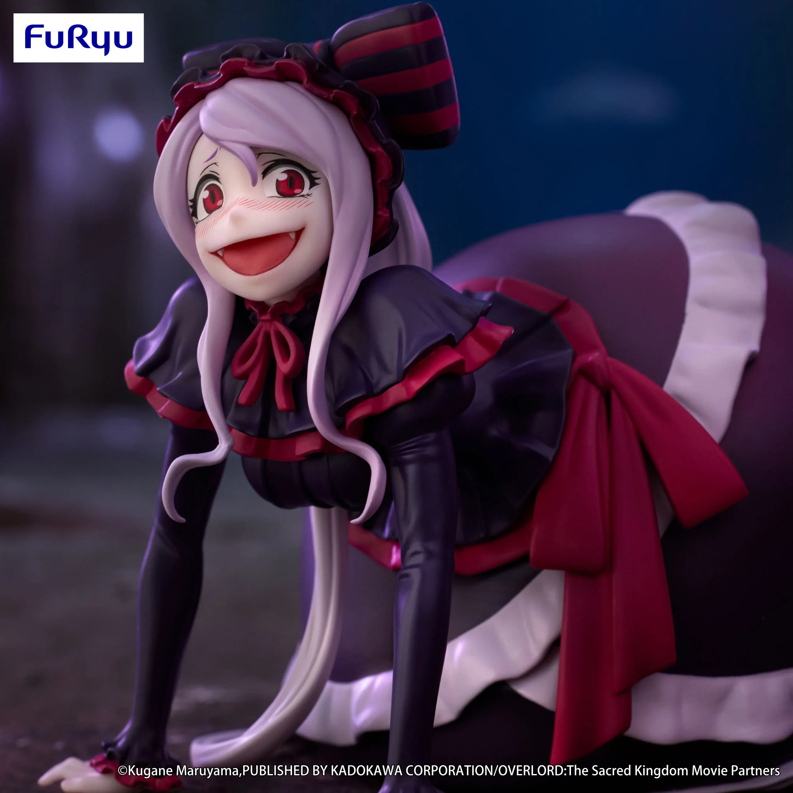 الأصلي حقيقية نموذج Furyu المعكرونة سدادة أفرلورد 10.5 سنتيمتر Shalltear الشكل أنيمي تمثال اللعب مجموعات الهدايا للأطفال