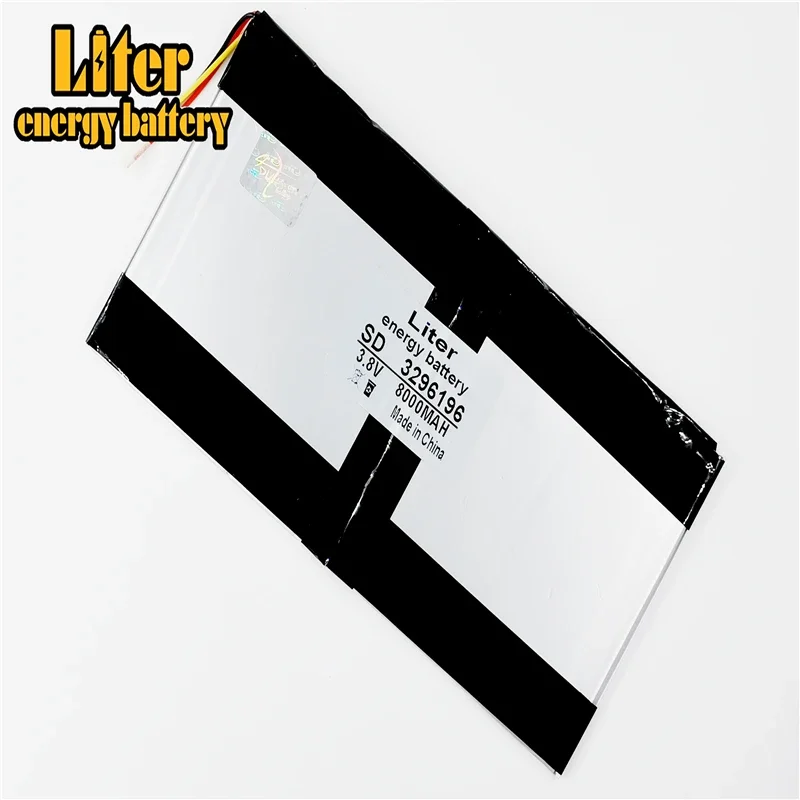 3 wire 3296196 3.8V 8000MAH For Teclast X98 air 3G P98 3G Tablet PC Battery 329698*2 X98 X98 AIR p98 X98 P98HD P98