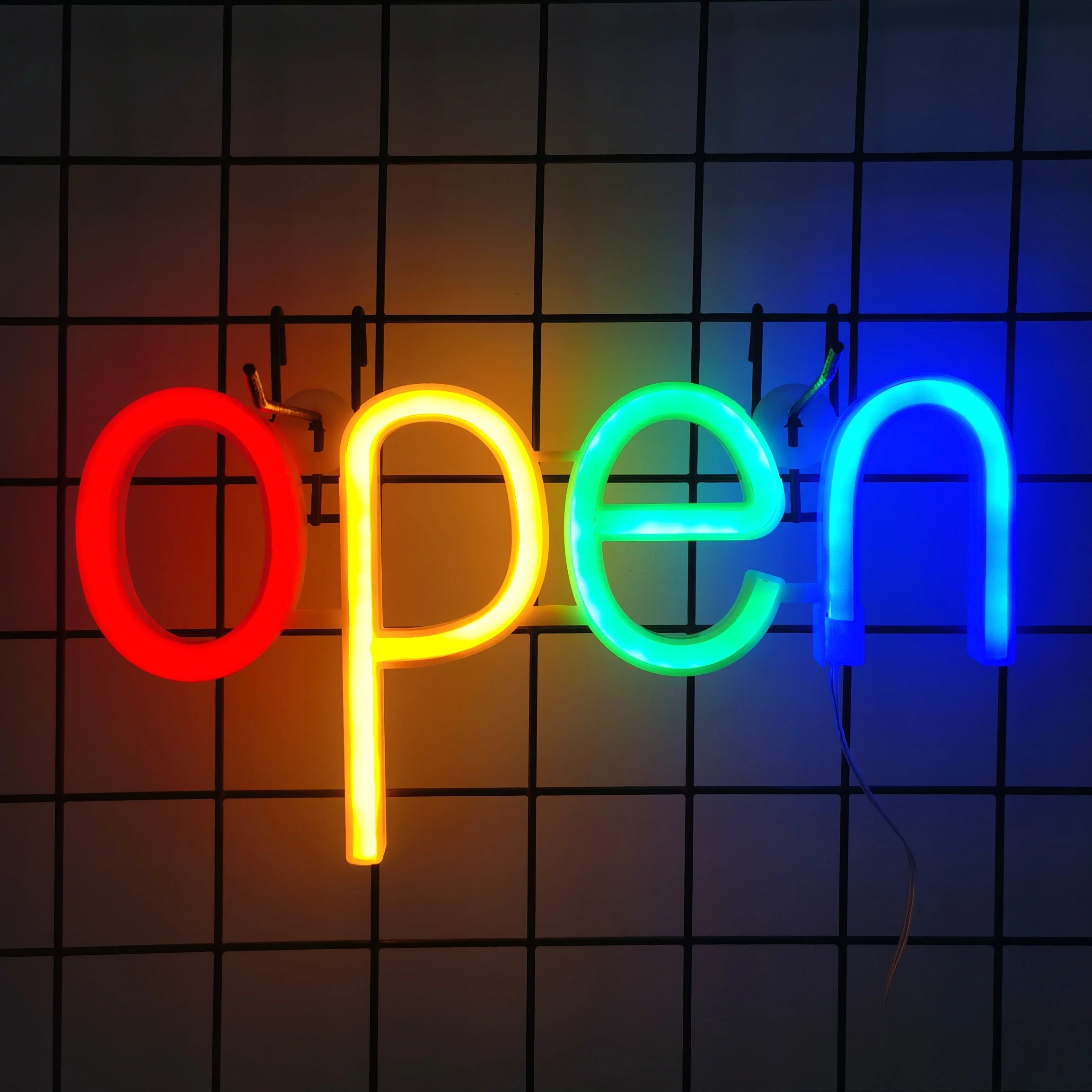 OPEN neon lights, artistic LED commercial lights, USB/battery powered, holiday parties, weddings, bars, cafes, game rooms