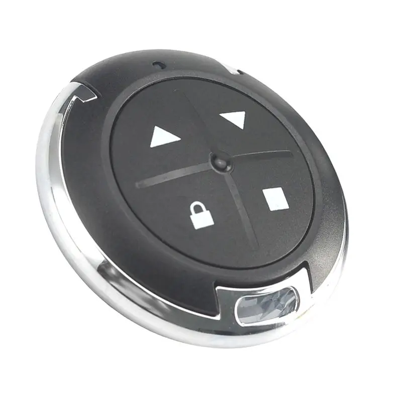 B29C-Cloning RF Wireless Transmitter 433Mhz Remote Control Copy Function 2Pcs 4 Button Round For Gate Garage Door Light Switch