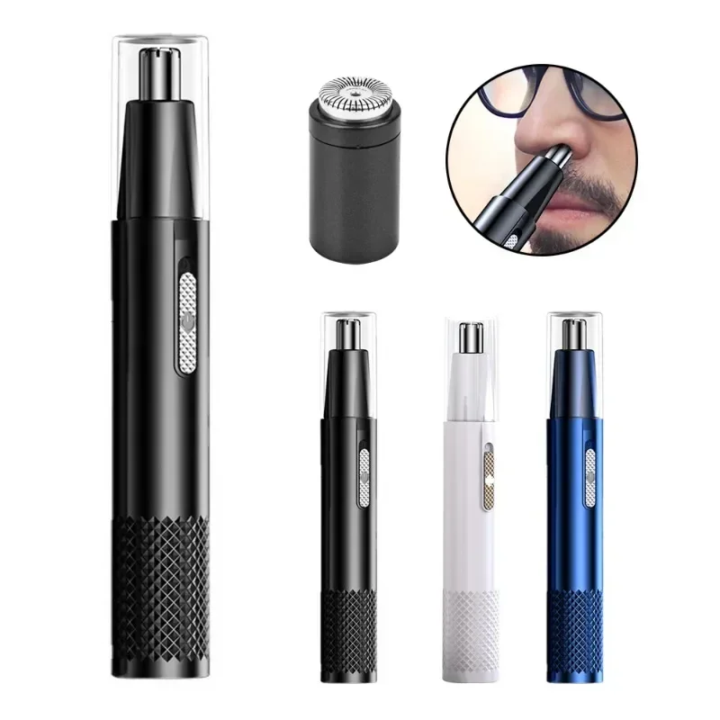 Electric Nose Hair Trimmer Machine Men Nose Hair Shaver Clipper Shaving Cutter Tool Portable Automatic Nose and Ear Trimmer