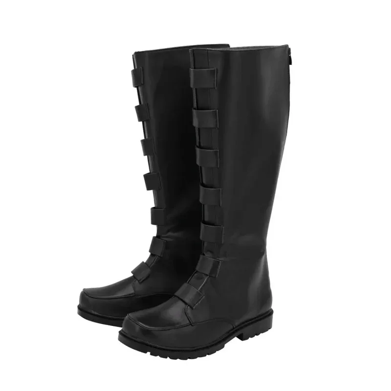 Zapatos de Cosplay del maestro Jedi Qui Gon jinn, botas para hombres adultos, fiesta de Halloween hecha a medida