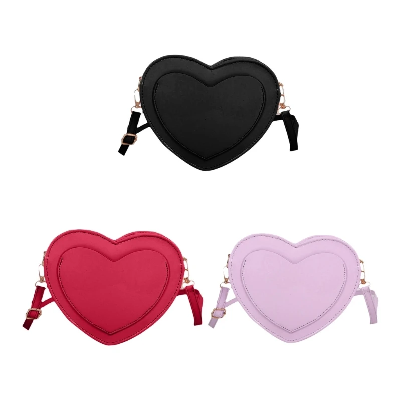 Heart Shaped Handbag Multifunctional and Stylish Shoulder Bag for Everyday Use Perfect for Women