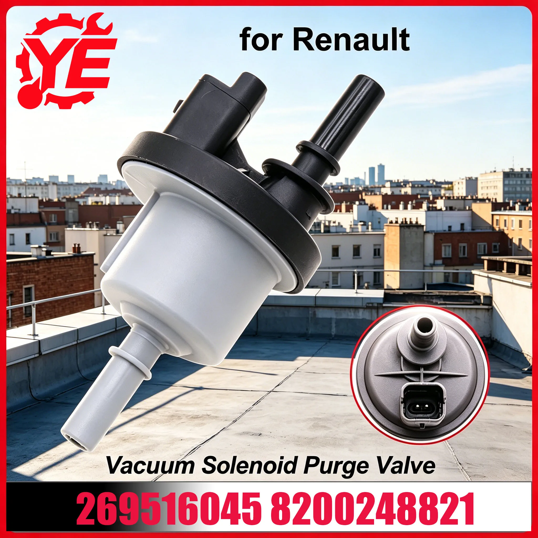 Válvula de Purga de Vacío 269516045 8200248821 para Renault Captur Clio 0.9 TCE 90 Gasolina