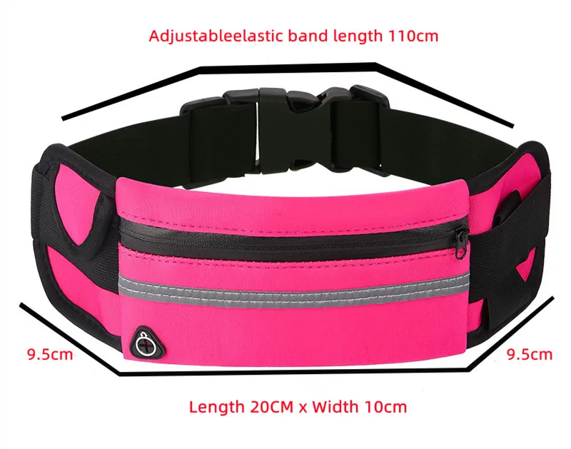 Waterproof Sport Casual Waist Bag Creative Mobile Phone Pouch for Outdoor Cycling Running Easy Carry With Water Bottle Pocket