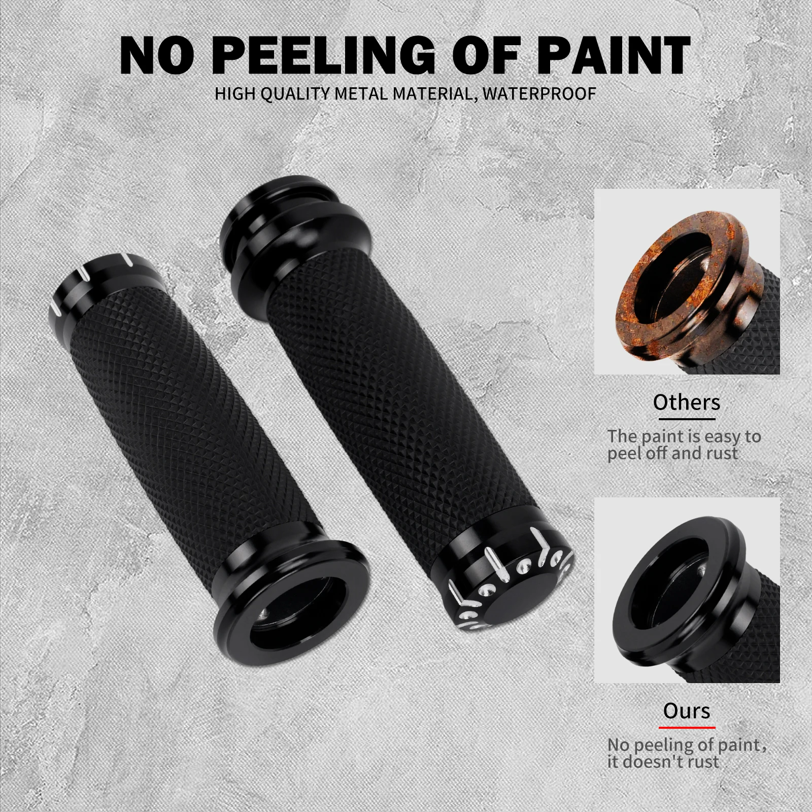 Motorcycle 1''25mm Handlebar Electronic Throttle Hand Grips For Harley Touring Road King Street Glide FLHX Softail Deluxe FLSTN