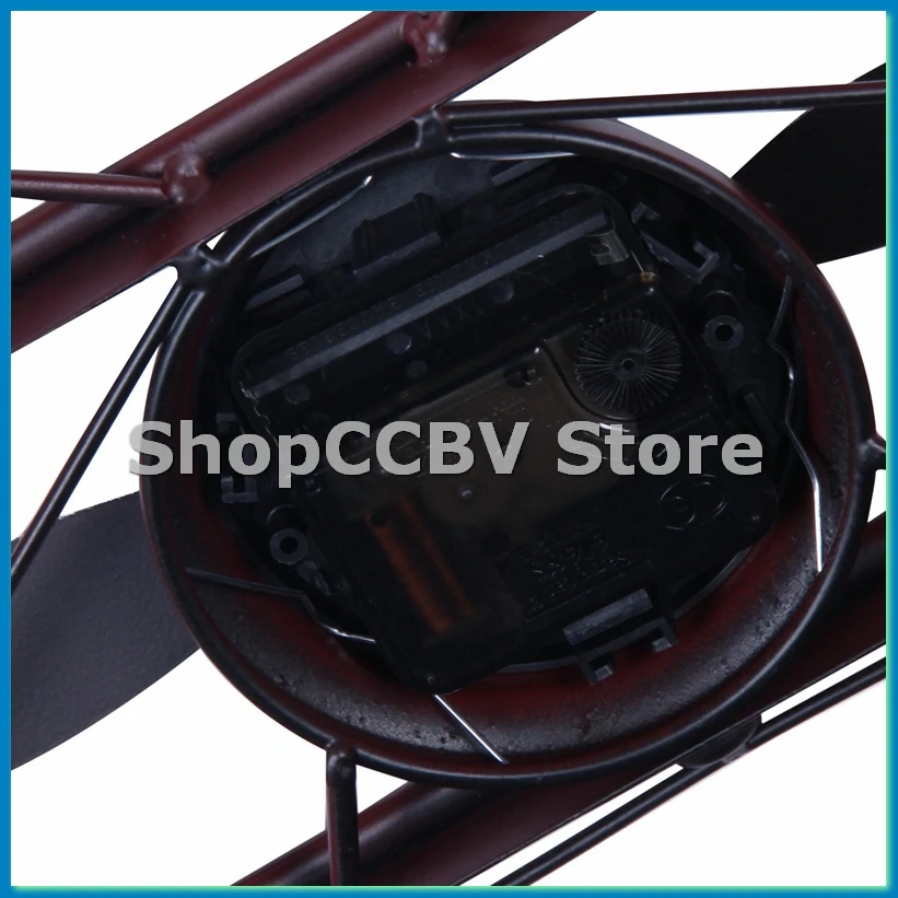 

Retro Aircraft Clock, Living Room, Dining Wall, Wall Decoration, Wall Hanging, Iron Ornamental Clock-AT48