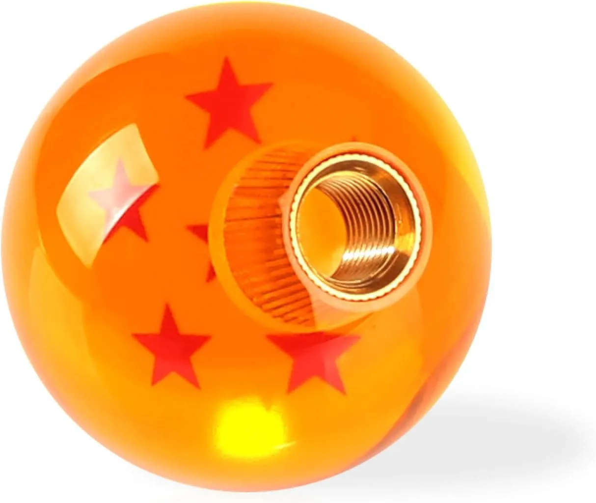 Universal automatic shift knob, Z-star rare ball, orange ball, 1-7 star car modification parts