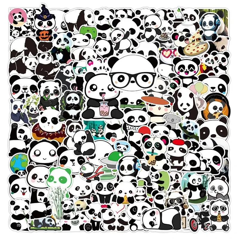 200PCS Animal Stickers Kawaii Panda Frog Water Bottles Cartoon Sticker Vinyl Vsco Waterproof Stickers for Kids Teens