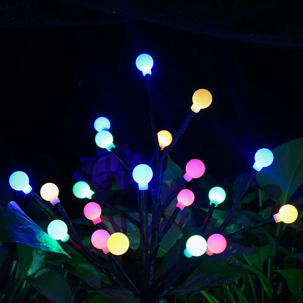 

LED Light Branches Leaves Lawn Lights Outdoor Waterproof LED Lamp Garden Ball Lights Street Decoration(Colours)
