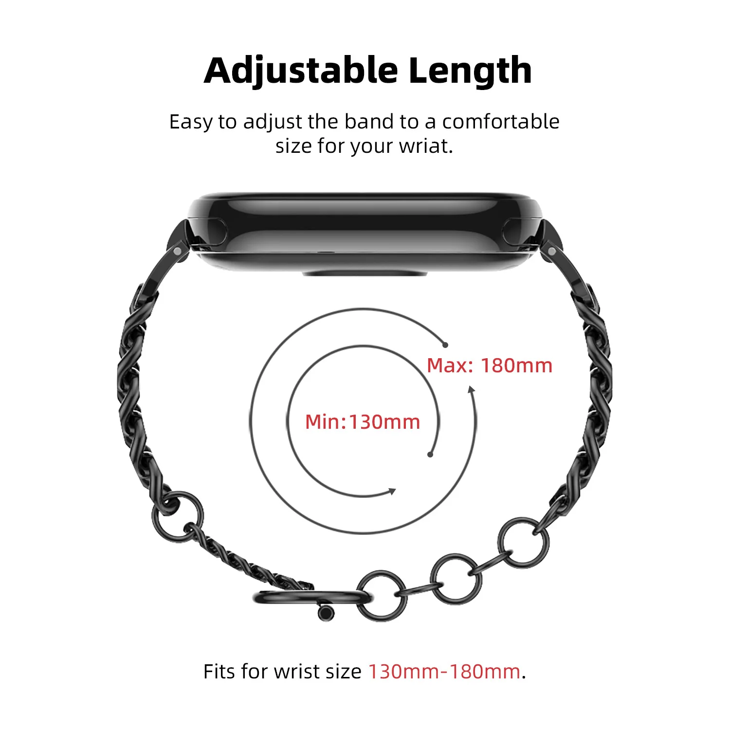 Damenarmband für Mi Band 11 10 9 8 7 6 5 Armband für Xiaomi Smart Band 10 Armband für Mi Band 9 Handgelenkband für Mi Band 8 Correa – Detail 24
