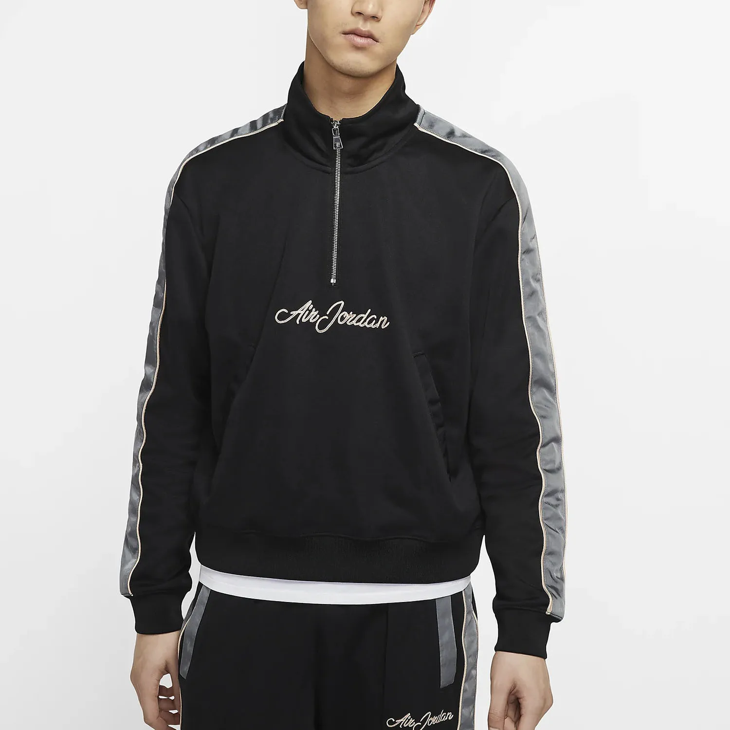 Nike genuine new JORDANREMASTERED men's half zipper pullover CJ0269-010