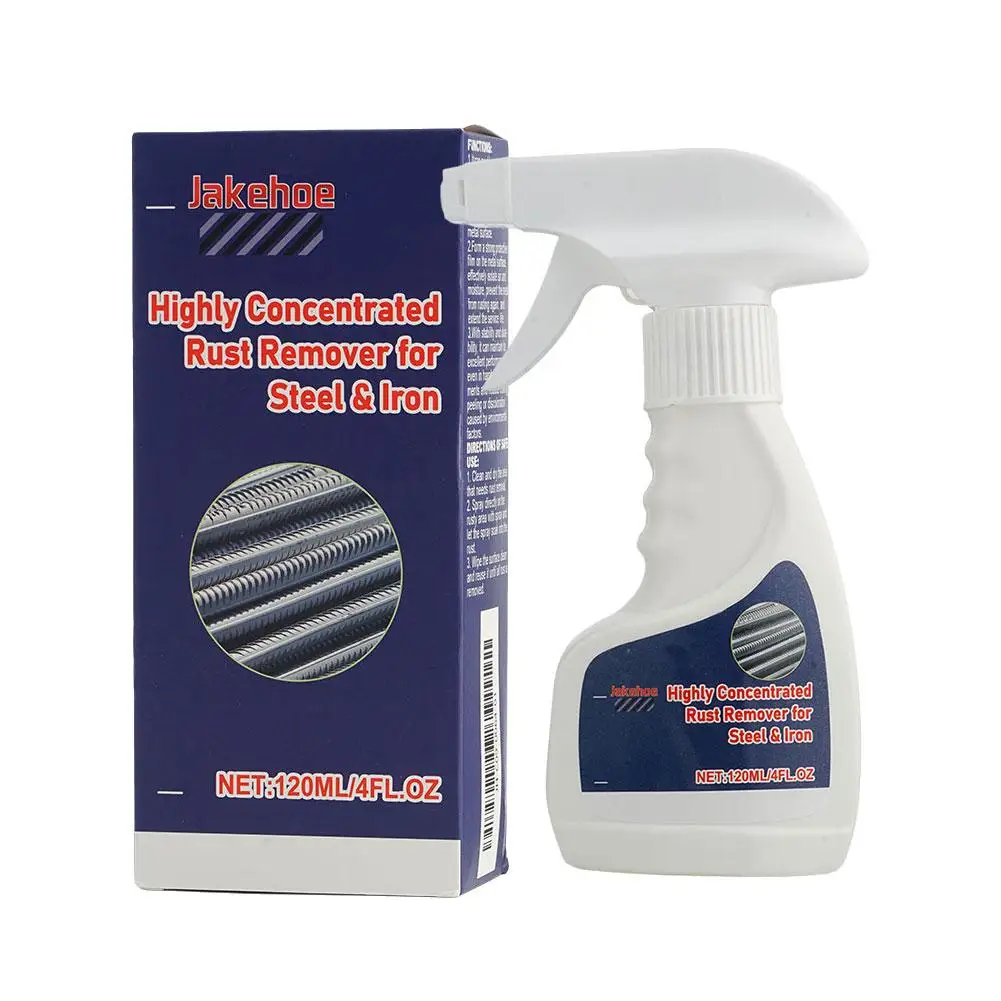 Spray removedor de óxido de alta resistencia de 120 ml, disolvente de óxido de acción rápida y revestimiento antirust para metal, automóviles, herramientas, limpiador multisuperficie ﻿