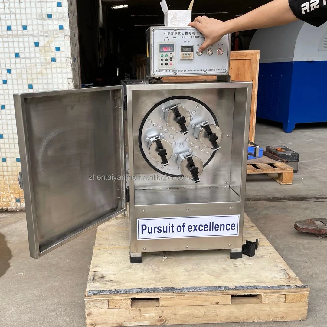 

Titanium Alloy Retainer Polishing Machine Benchtop Centrifugal Disc Finishing Machine