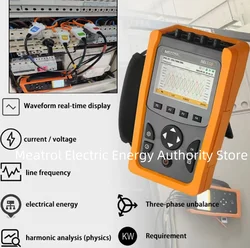 Three-Phase Electric Consumption Analyzer Mi550 Energy Monitoring Data Logger Network Power Analyzer