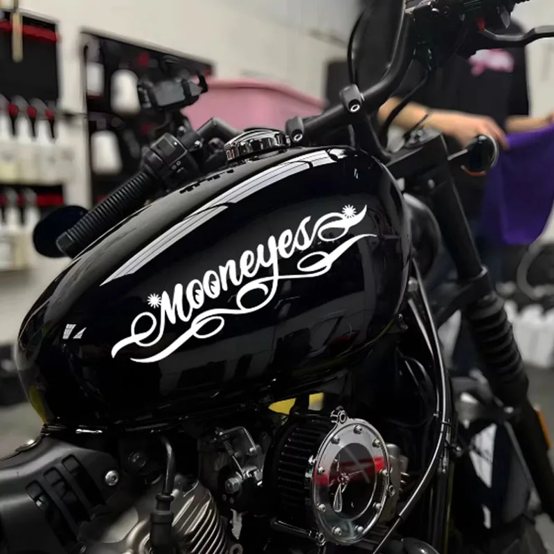 Moon Series Waterproof Vinyl Sticker For Laptop Motorcycle Fuel Tank Helmet Car Body Modification Decor