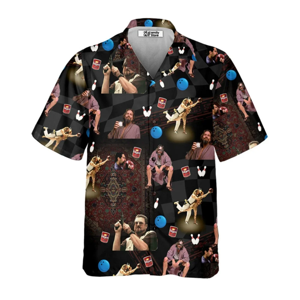 

Hawaii Funny Shirt For Men 3d Print Summer Loose Hawaiian Beach Tops Casual Short Sleeve Lapel Blouse Streetwear Male Clothes