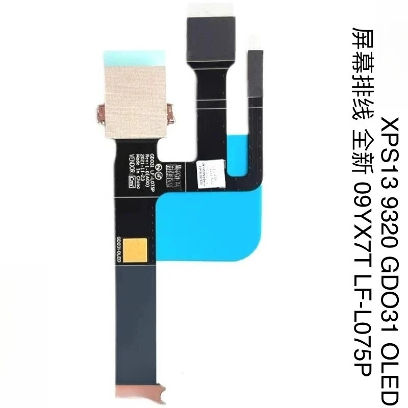 ..for Dell XPS13 9320 GDO31 OLED screen cable, screen cable 09YX7T LF-L075P..