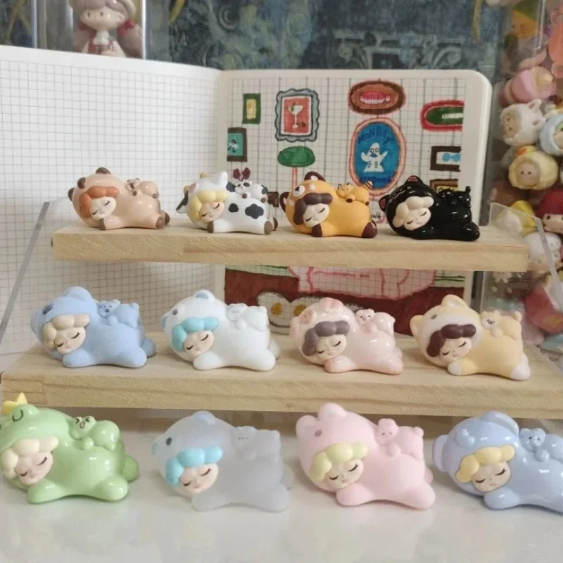 

Подлинная Wendy Been So Sleepy Every Day Series слепая коробка Wendy Mystery Box Модель Коллекционные игрушки Орнамент Детский подарок-сюрприз