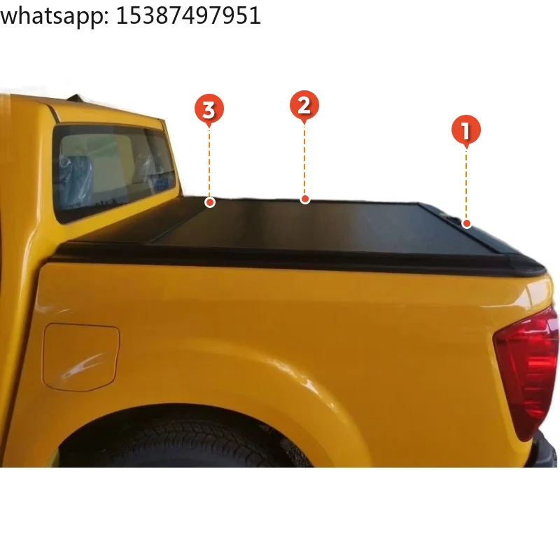 For Retractable Aluminum Tonneau Cover Pickup Truck Cover for Great Wall Poer Wingle7 Wingle 3 honda Ridgelin Ram 1500