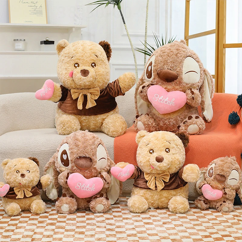 

Новый 60 см шоколадный костюм Диснея, стежка, плюшевая игрушка, костюм, кукла Винни-Пух, мультяшная подушка с медведем для детей, подарок на день рождения, Рождество