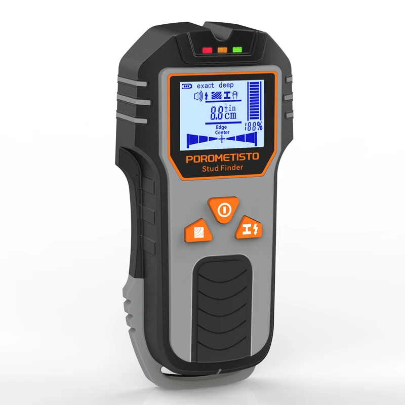 Detector de vigas DSF01, escáner de pared 6 en 1, localizador electrónico de vigas de madera y metal para detección de madera, metal y cables eléctricos.