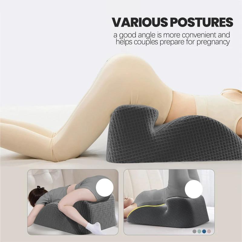 Ergonomisches Memory-Schaum-Keilkissen für Erwachsene, Liegekissen für das Schlafen im Bauchlage, multifunktionales Liegekissen für die Bauchlage.