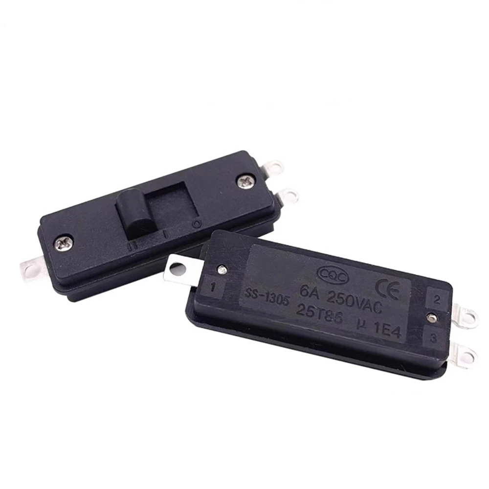 2Pcs SS-1305 Hair Dryer Switch Universal 3-Pin Toggle Slide Switch 3 Gear Electric Cooker Transfer Push Button Switch