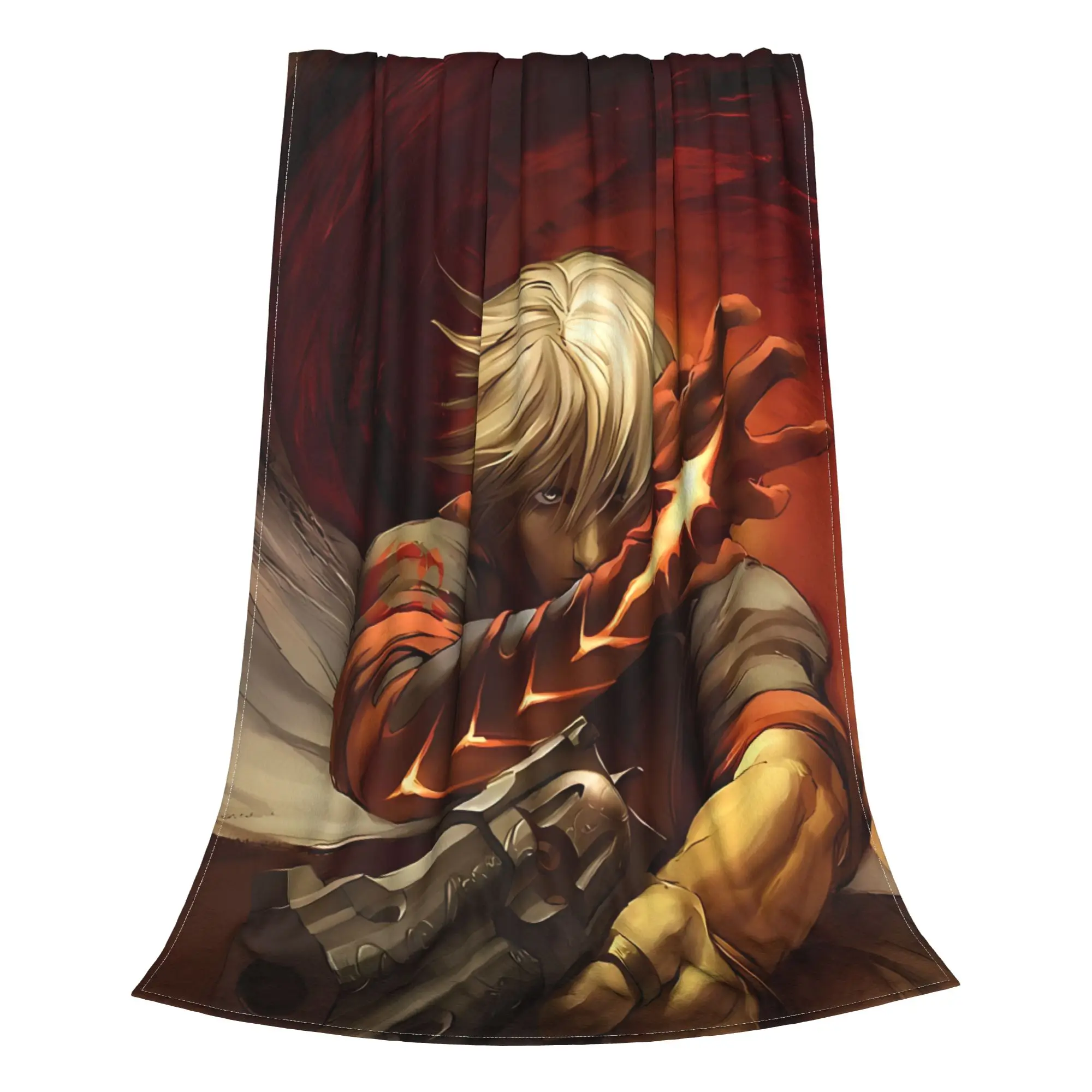 1PC Home Cutecore Dark Style D-Devil May Cry Blanket Super Cosy Plush Home Living Room Sofa Halloween
