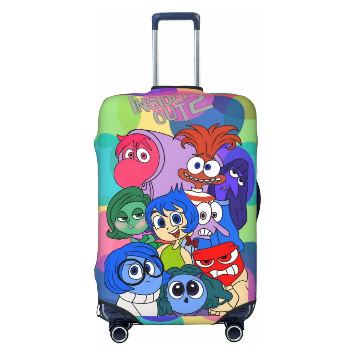 

Custom Inside Out Cartoon Luggage Cover Protector Funny Funny Anime Travel Suitcase Covers for 18-32 Inch