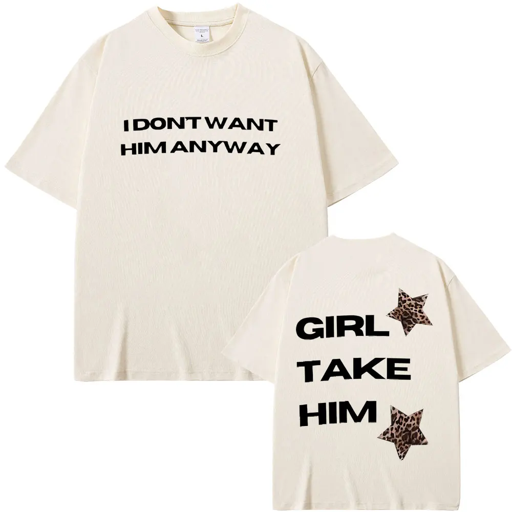 Singer Tate Mcrae It's Ok I'm Ok I Don't Want Him Anyway Girl Take Him Graphic T Shirts Men Women Fashion Vintage Trend T-shirts