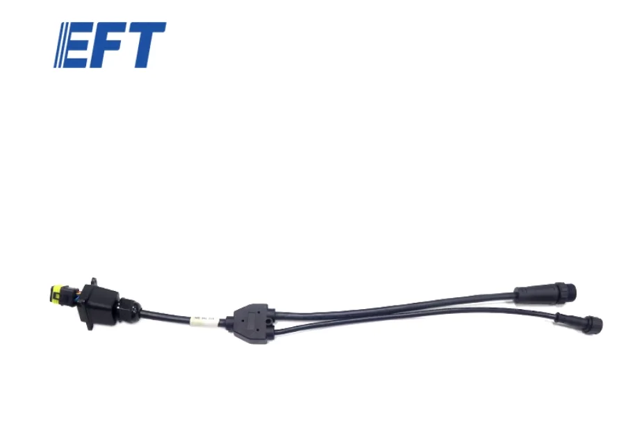 10.05.09.0033.A EFT Cables 500mm/Two-To-One Interface/Matching Waterproof Plug/M16 Connector/EPS200/2.2.9/2.3/2.3.1/1pcs