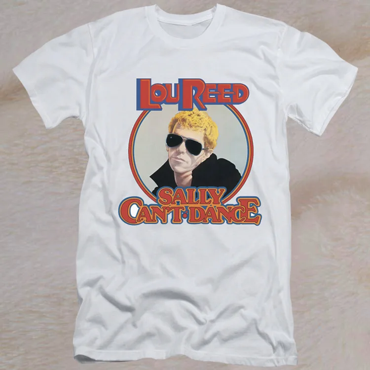 Vintage 1974 Lou Reed Sally Can’t Dance White Full Size T-Shirt